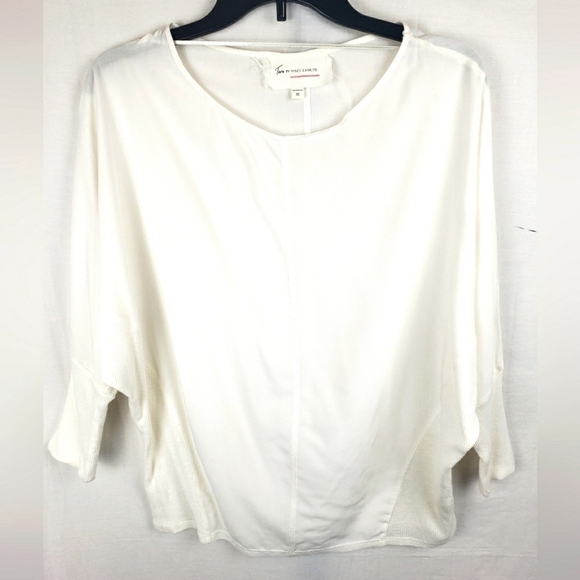 Two by Vince Camuto Off White Long Sleeve Shirt Sz XS - Picture 1 of 9